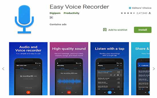 find voice recorder app