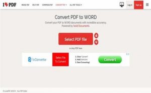 pdf to word converter ilovepdf